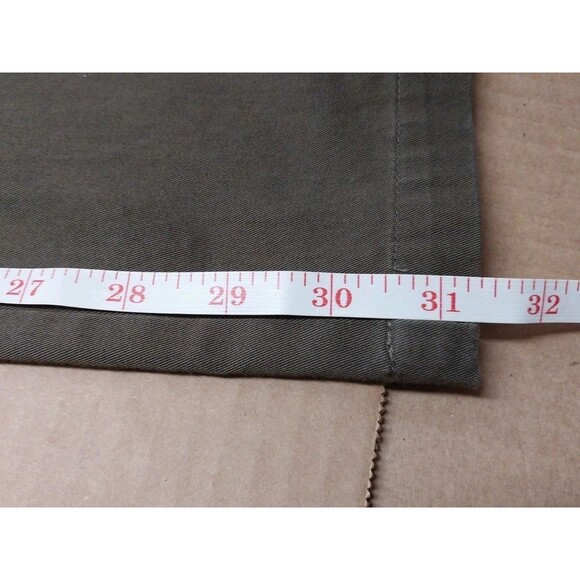 Dockers Ideal Fit Chino Metro Pants Women Size 16 Medium Brown Pockets Comfy Mom - Picture 11 of 13